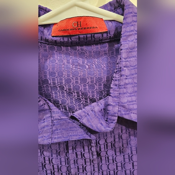 Carolina Herrera vintage button-down dress shirt - Picture 5 of 10